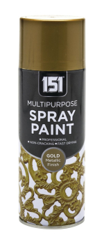 151 Spray Paint Metallic Gold 400ml 151 Spray Paint Metallic Gold 400ml